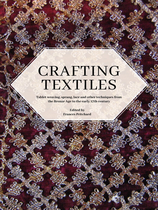 Title details for Crafting Textiles by Frances Pritchard - Available